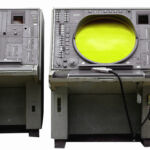 Radar console used in the Direction and Combat centers.