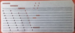 80 Column Punch Card